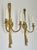 Vintage French 19th. Century Louis XVI Style Bronze Twin-Arm, Rope & Tassel Ormolu Wall Lighted Sconces -Pair For Sale - Image 4 of 17