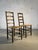 Modern Set of Rustic Modern Brutalist Chairs, France, 1950s For Sale - Image 3 of 13
