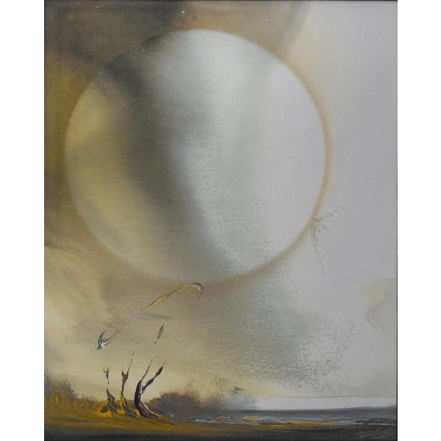 Bathed in the soft glow of a luminous moon, Memarian's "Lunar Dreamscape" invites you to a world of tranquility. This 14"...