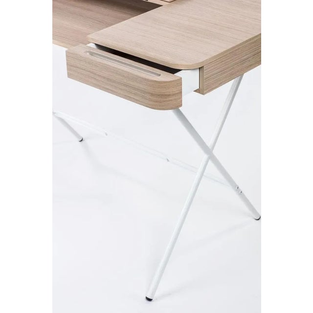 Early 21st Century Cosimo Desk with Natural Oak Veneer Top by Marco Zanuso Jr for Adentro, 2023 For Sale - Image 5 of 7