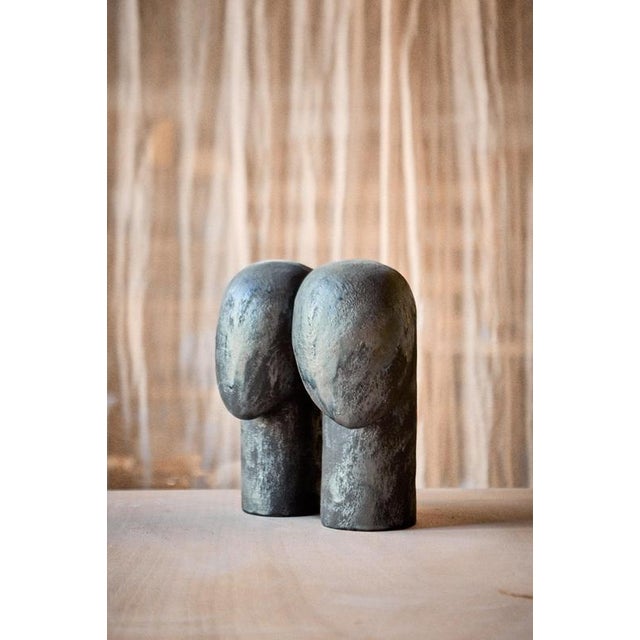 Contemporary Choeur Sculpture in Chamotte Stoneware by Thalia Dalecky For Sale - Image 3 of 7