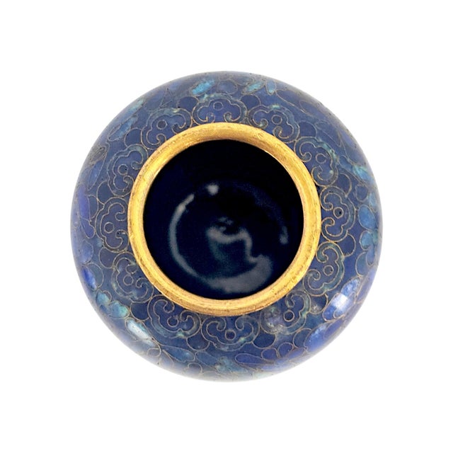 Jingfa Late 1960s–1970s Jingfa Beijing Cloisonné Ginger Jar With Stand For Sale - Image 4 of 14