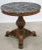 19th-Century French Empire Center Table With Gray Marble Top For Sale - Image 4 of 5