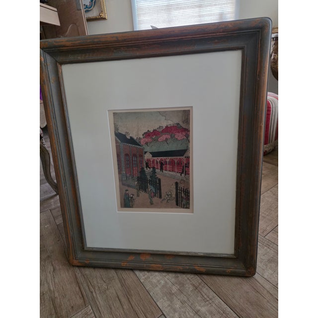 Shimbashi Station Meiji Era Utagawa School Hiroshigi For Sale - Image 9 of 17