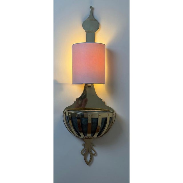 Brass Wall Lights with Planters from Valenti, Spain, 1970s, Set of 2 For Sale - Image 15 of 18