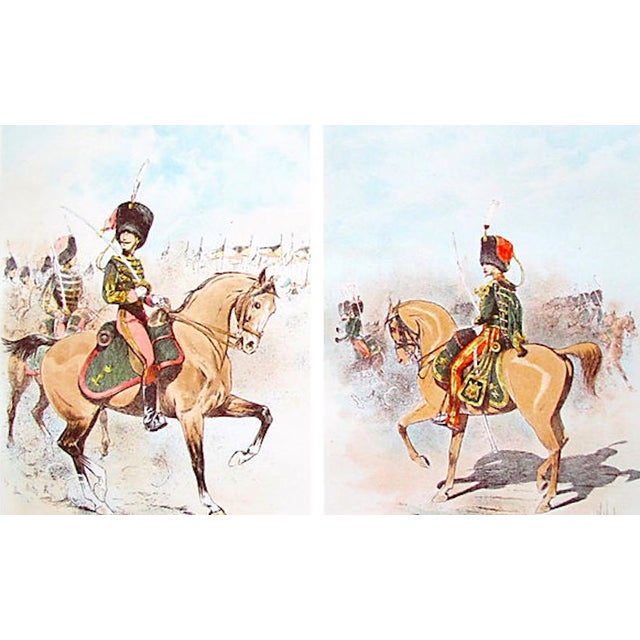Vintage French Equine Prints, 1893 - A Pair For Sale