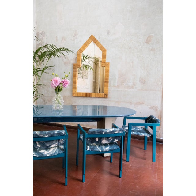 1970s Large Table with Lacquered Top by Giovanni Offredi for Saporiti Italy, 1977 For Sale - Image 5 of 6