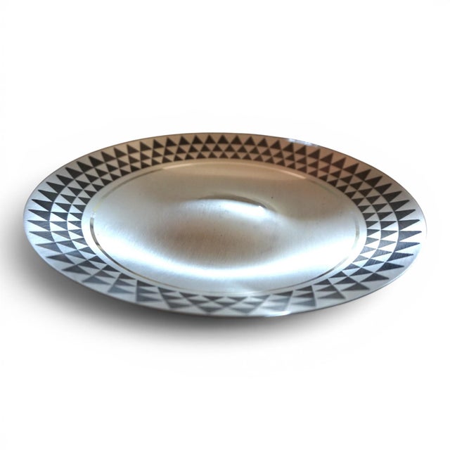Bauhaus Sculptural Silver-Plated Bowl by Paul Haustein for WMF Ikora, 1920s For Sale - Image 6 of 10