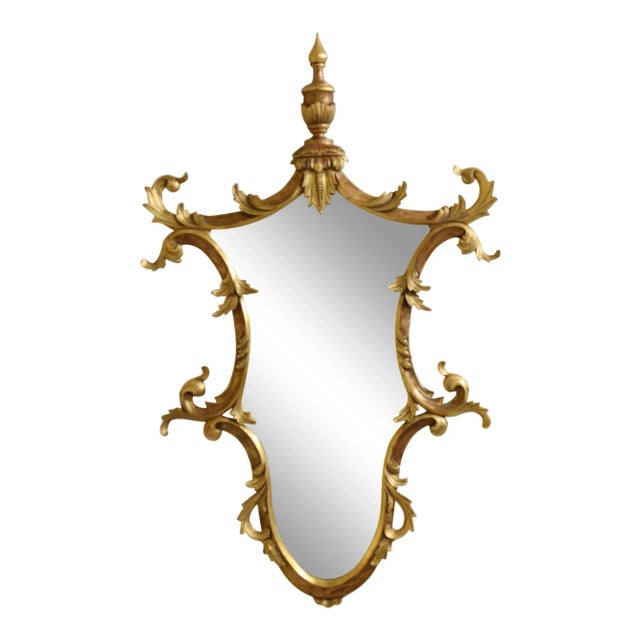 Heritage Gold Gilt Decorative Wall Mirror For Sale - Image 9 of 9