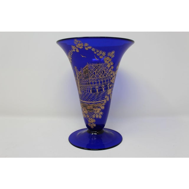 1970s Vintage Souvenir Venice Vase For Sale - Image 5 of 5