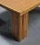 Extra wide 36" square coffee table with 9-strand vertically stacked rattan legs and a Formica wood grain pattern top with...