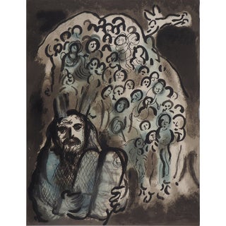 Marc Chagall, Moïse et son peuple, Lithograph For Sale