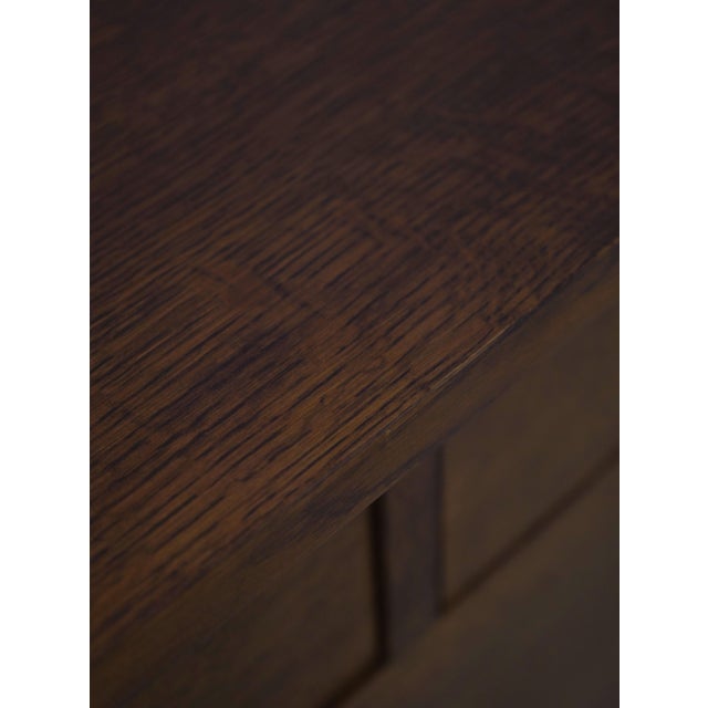 Wood Stickley Mission Oak Arts & Crafts Dresser Chest For Sale - Image 7 of 18