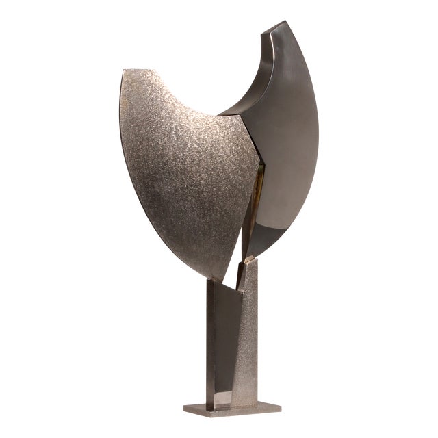 Børge Jørgensen, Sculpture, Made of Polished Steel, 1984, 1/1 For Sale