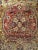 19Th Century Persian Kerman Lavar Rug, Handwoven Medallion Floral Pattern With Silk Highlights, Gold & Red, 4’ X 6’ For Sale - Image 4 of 8