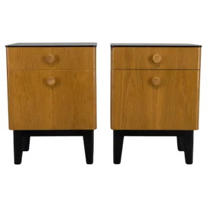 Nightstands attributed to Halabala for Up Zavody, 1950s