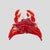 Vintage Red Murano Glass Crab Sculpture, 1960s For Sale - Image 3 of 9
