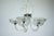 Art Deco Italian Murano Glass Five-Arm Chandelier from Seguso, 1940s For Sale - Image 6 of 16