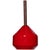 1950s 1950s Tapio Wirkkala Teak Hanging Lamp With Vistosi Modern Red Glass Shade For Sale - Image 5 of 12