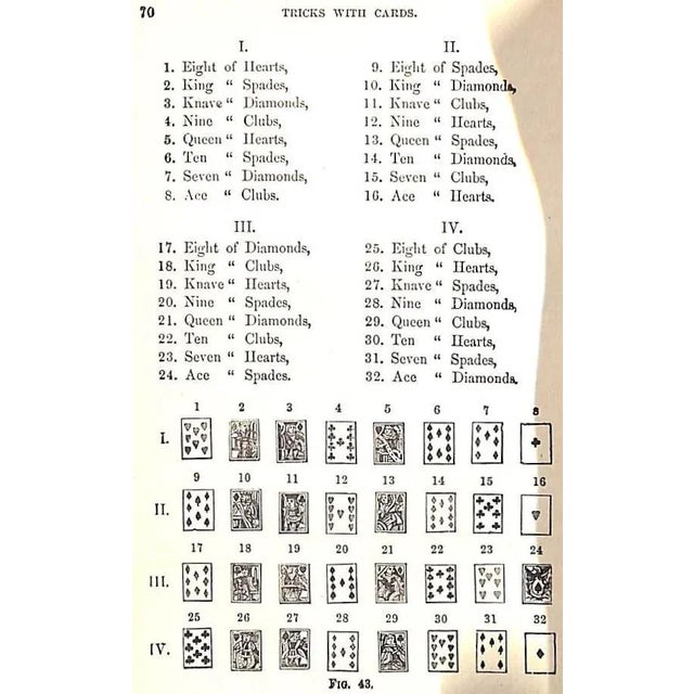 "The Secret Out; Or One Thousand Tricks With Cards" 1859 For Sale - Image 4 of 8