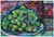 Mid-Century Modern Fauvist Grapes and Bananas, Mid Century Modern Impasto Fruit Still-Life by Virginia Sevier Rogers For Sale - Image 3 of 4