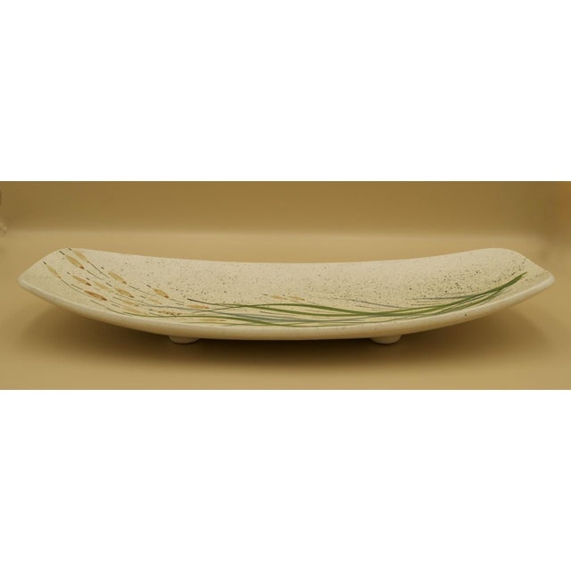 1960s Pair of Signed Jobi Studio Pottery Platters, Mid-Century Modern, Cape Cod For Sale - Image 5 of 8