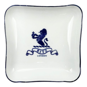 Vintage Hotel Ritz London Porcelain Ashtray Catchall Dish