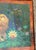 Vintage 1970s Folk Art Handmade Lion Print on Lacquered Wood For Sale - Image 4 of 10