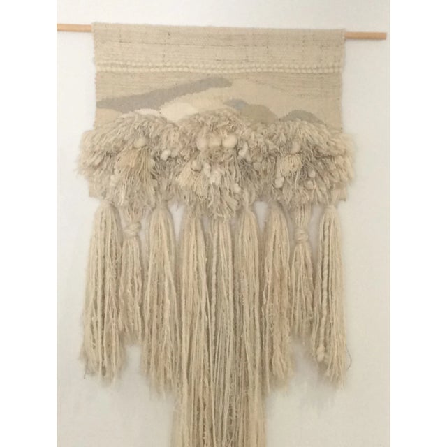 Original Textile/Fiber Wall Art by Sherri Bingaman from the 1980's. This extraordinary piece was purchased at an estate...