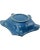 Blue Vintage Hotel Savoy Roma Ashtray Rome, Italy Blue Ceramic Dish Trinket Catchall For Sale - Image 8 of 12