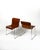 Mid-Century Modern Vintage Italian Chrome and Leather Chairs, 1970s, Set of 4 For Sale - Image 3 of 10