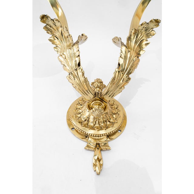 Historistic Wall Lamp with Glass Shades, Vienna, 1890s For Sale - Image 11 of 18