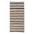 Turkish Vintage Kilim Rug Ivory Brown Striped Anatolian Flatweave Wool For Sale