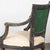 Pair 19th Century Swedish Gustavian Black Painted Carved Armchairs For Sale - Image 14 of 16