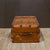 Antique Leather and Wood Cabin Trunk c.1900 For Sale - Image 4 of 8