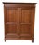 Antique Art Nouveau Wardrobe in Oak, 1900 For Sale