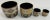 Mid 20th Century Kuniyaki Tea Bowls and Tray Set After Nonomura Ninsei Japan For Sale - Image 5 of 12