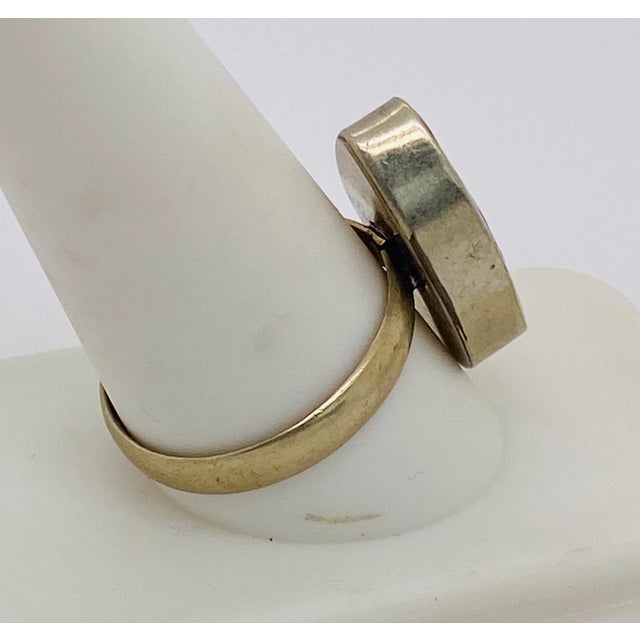 1950s 1950's Vintage Tribal Moroccan Eye Drop Ring For Sale - Image 5 of 7