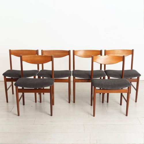 Mid-Century Modern Dining Table and Dining Chairs by Ib Kofod Larsen for G-Plan, Set of 7 For Sale - Image 12 of 18