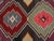 Textile 1970s Vintage Handmade Wool Cotton Purple Runner Rug For Sale - Image 7 of 11