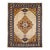 Vintage Indian Agra Carpet, Handwoven Wool Pile, Open Field Design, 8' x 11' For Sale