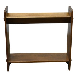 Mission / Arts and Crafts Book and Magazine Stand - Walnut For Sale