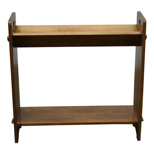 Mission / Arts and Crafts Book and Magazine Stand - Walnut For Sale