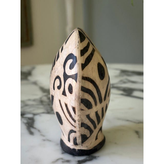 Contemporary Organic Modern Sculptural Tribal Pottery Vase / Vessel For Sale - Image 9 of 9
