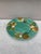 French Majolica strawberries plate Luneville circa 1880.