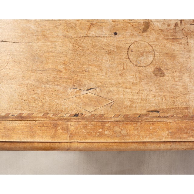 18th Century Spanish Baroque Walnut Dining Library Table For Sale - Image 17 of 18