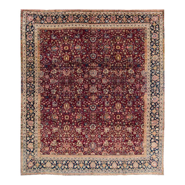 20th Century Tabriz Wool Rug For Sale