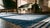 1930s Blue Stripe Antique Indian Cotton Dhurrie Rug 8'2'' X 40'2" Flatweave Carpet For Sale - Image 15 of 16
