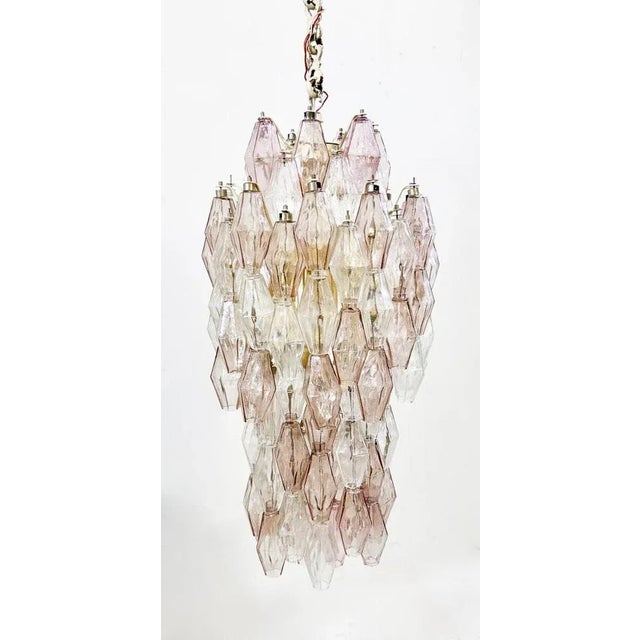 Carlo Scarpa Mid-Century Modern Murano Glass Chandelier by Carlo Scarpa for Venini, 1960 For Sale - Image 4 of 8
