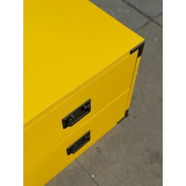 Yellow 1960's Colormates Style Yellow Chest of Drawers For Sale - Image 8 of 13